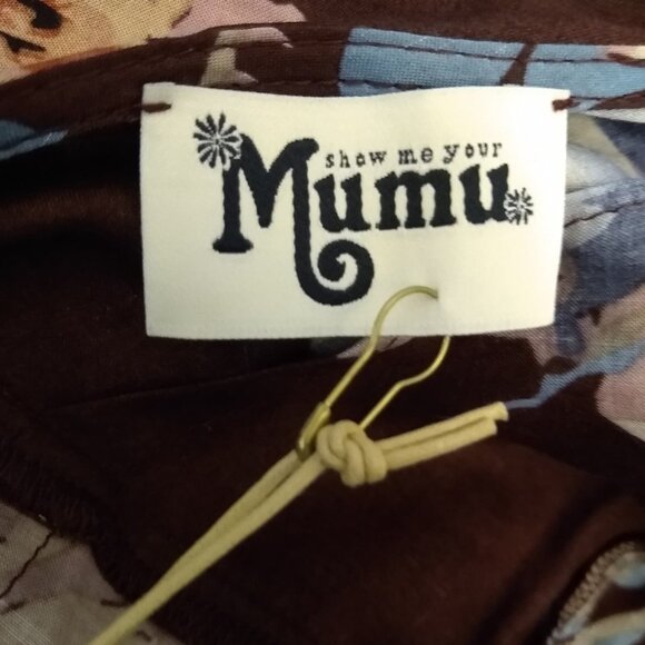 Show Me Your MuMu Jumpsuit SZ Small Cropped Floral Ruffle Jumpsuit - Picture 9 of 9